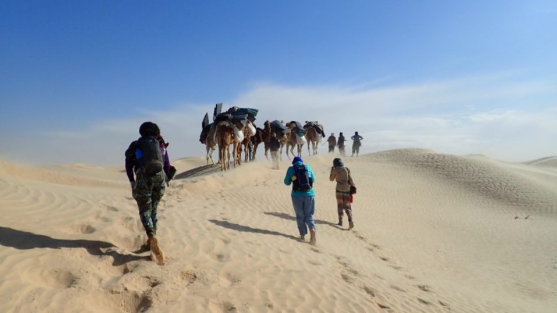 voyage dans le sahara - les affaires à prendre