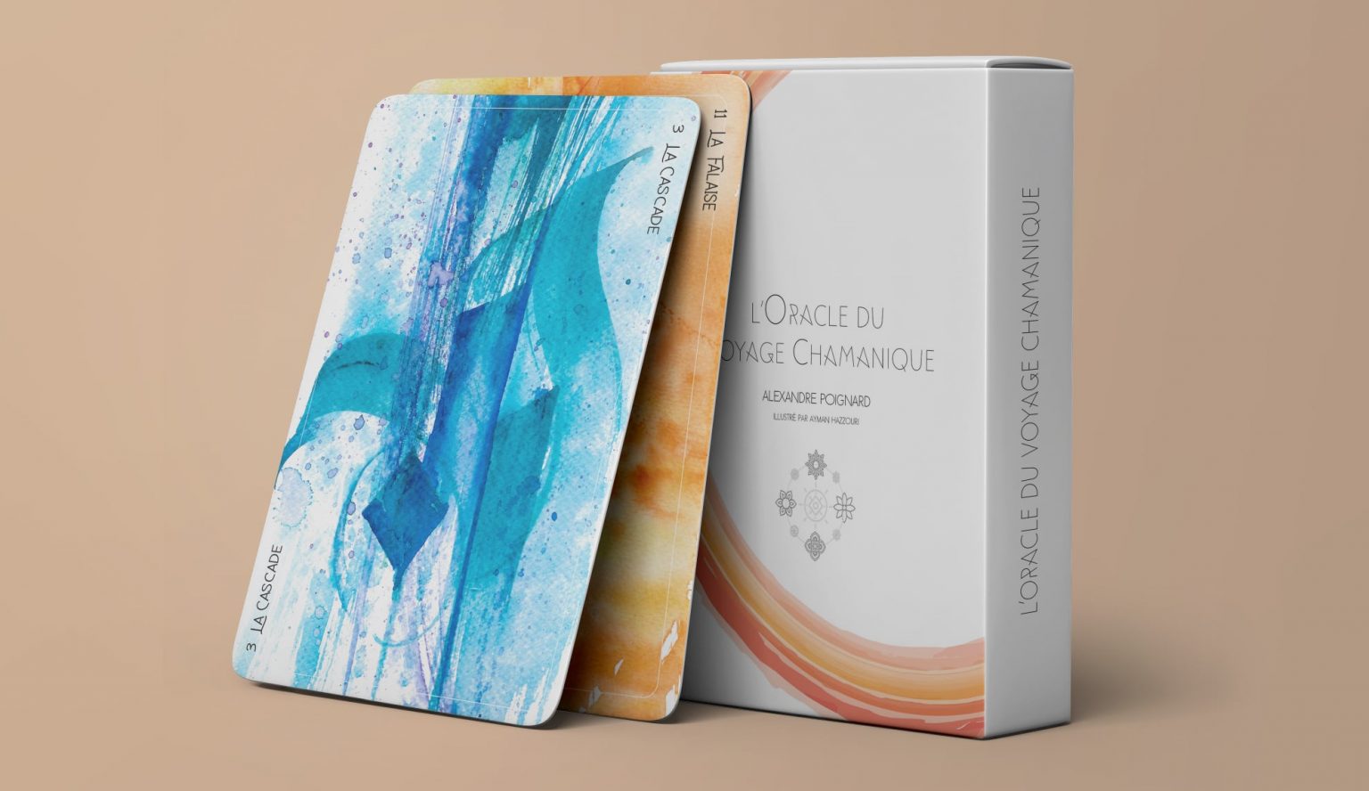 28 Cartes Illustrées Oracle du Voyage Chamanique