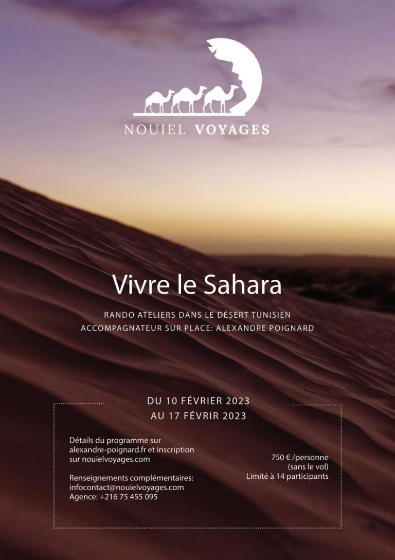 Lire la suite à propos de l’article Février : Vivre le Sahara